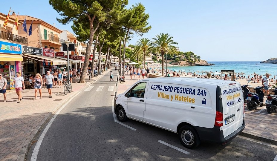 Furgoneta Cerrajero Peguera Calvià 24h